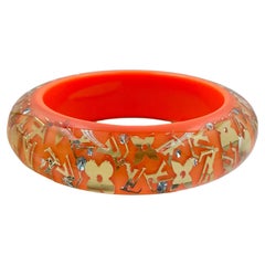 Bracelet jonc orange exclusif Louis Vuitton