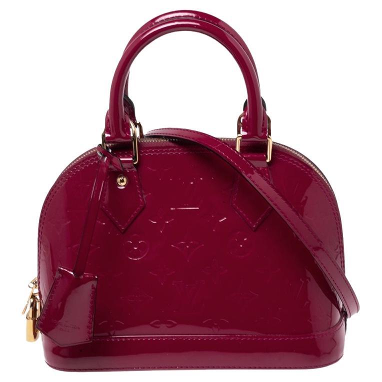 Louis Vuitton India Rose Monogram Vernis Alma BB Bag