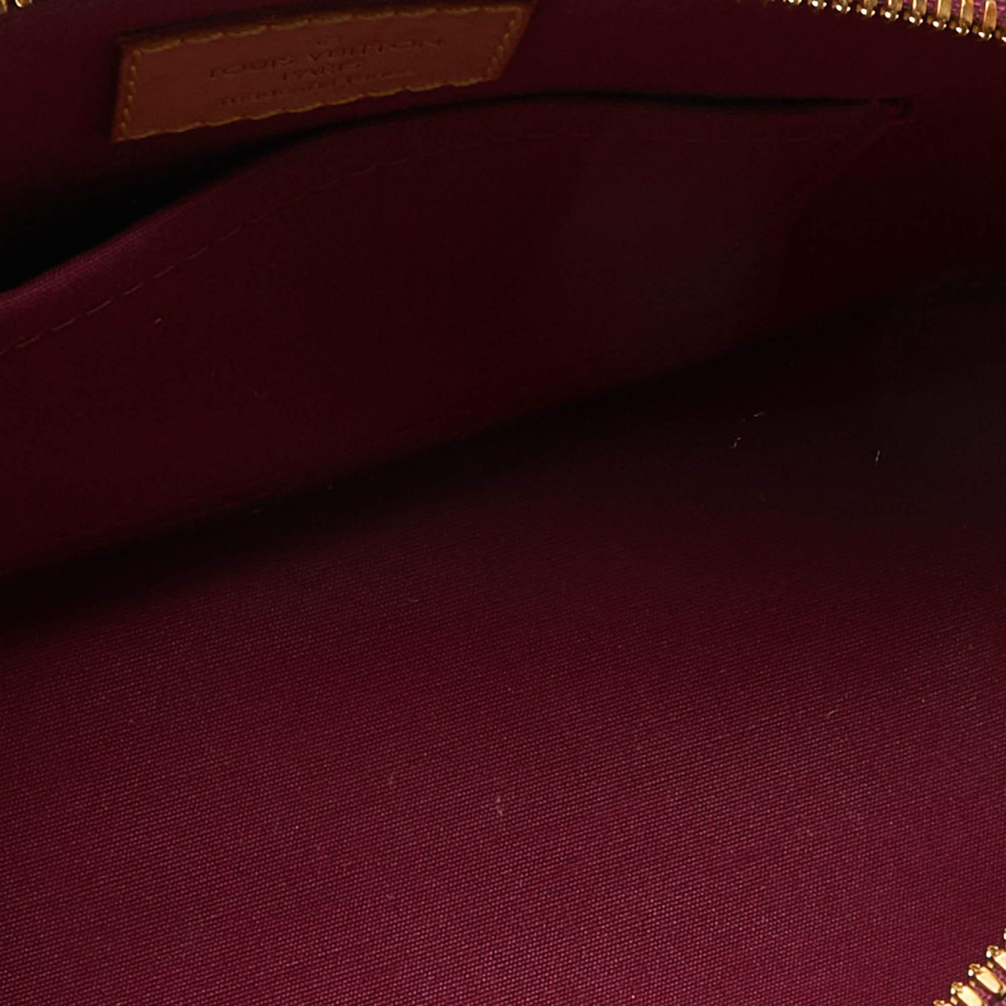 Louis Vuitton Indian Rose Monogram Vernis Alma BB Bag 5