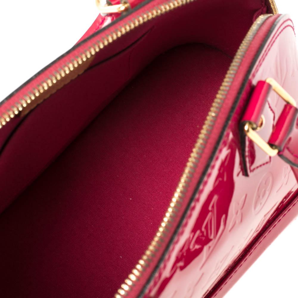 Louis Vuitton Indian Rose Monogram Vernis Alma BB Bag 1