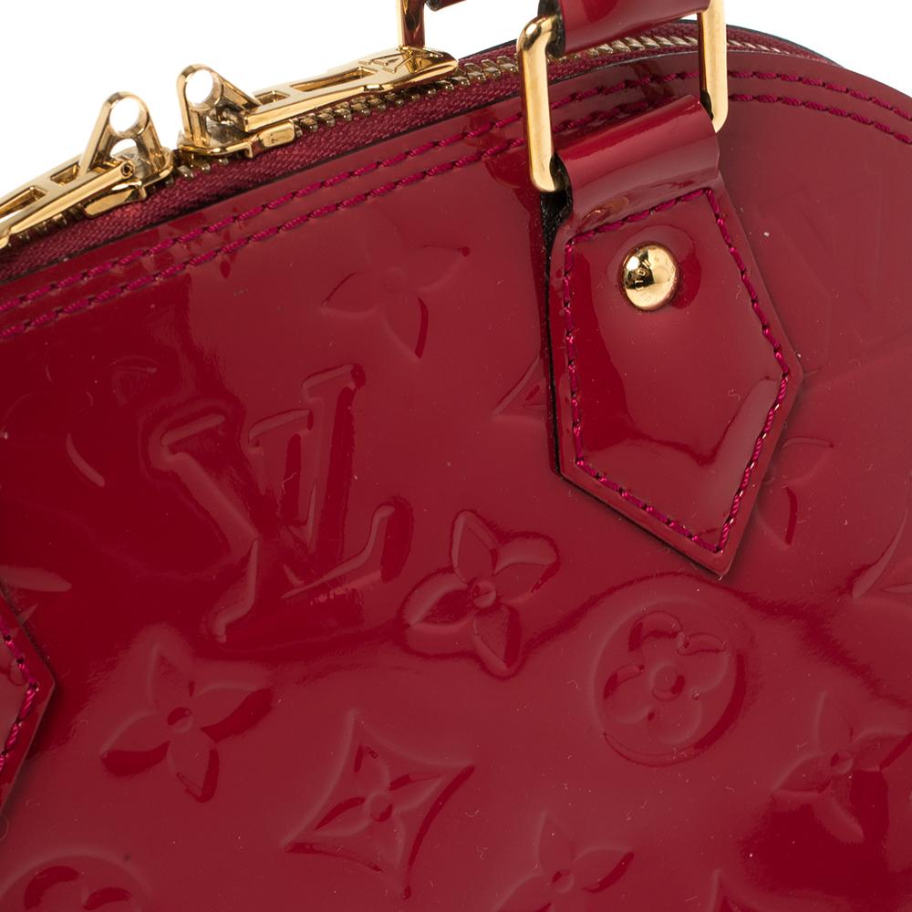 Louis Vuitton Indian Rose Monogram Vernis Alma BB Bag 3