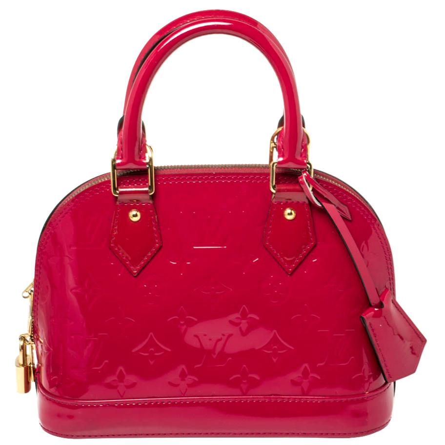 Louis Vuitton Indian Rose Monogram Vernis Alma BB Bag