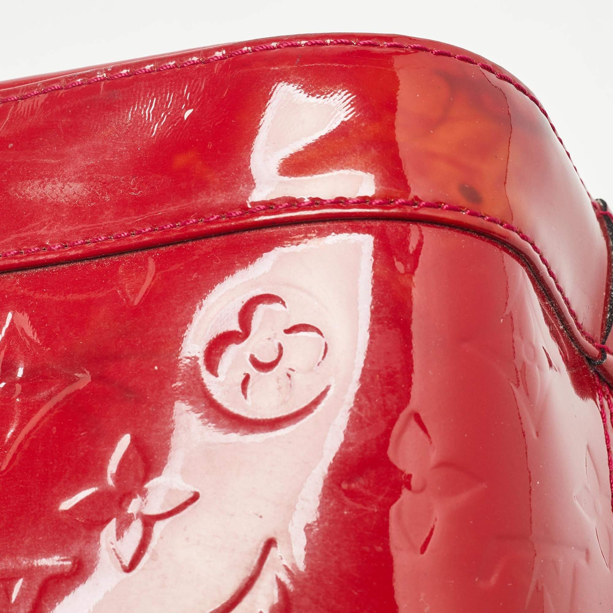 Louis Vuitton Indian Rose Monogram Vernis Alma PM Bag 2