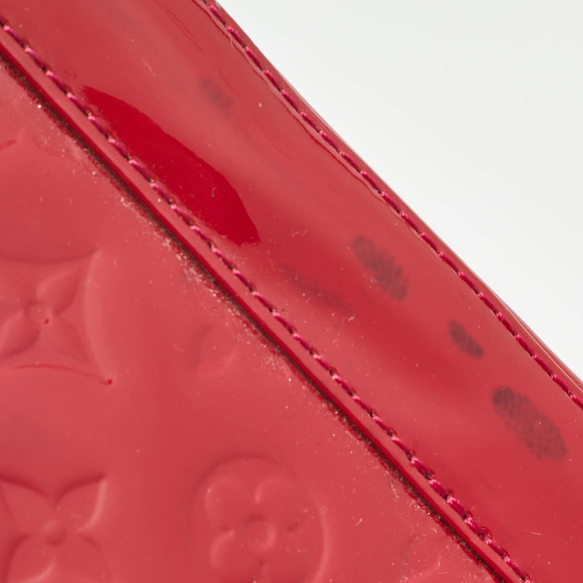 Louis Vuitton Indian Rose Monogram Vernis Alma PM Bag 3