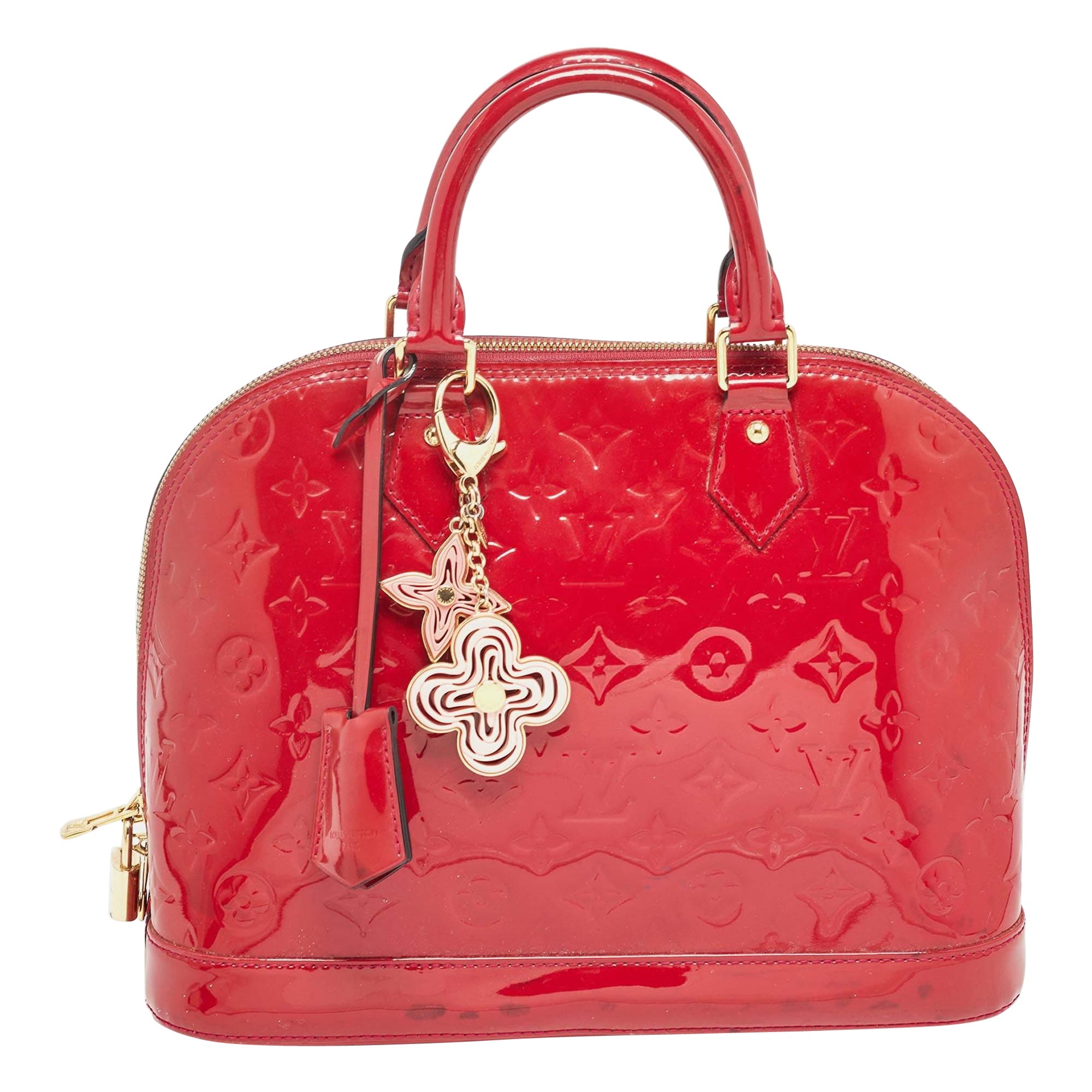 Louis Vuitton Indian Rose Monogram Vernis Alma PM Bag