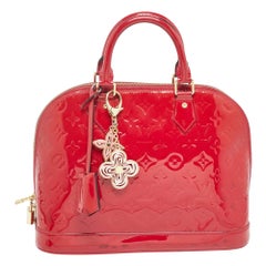 Louis Vuitton Indian Rose Monogram Vernis Alma PM Bag