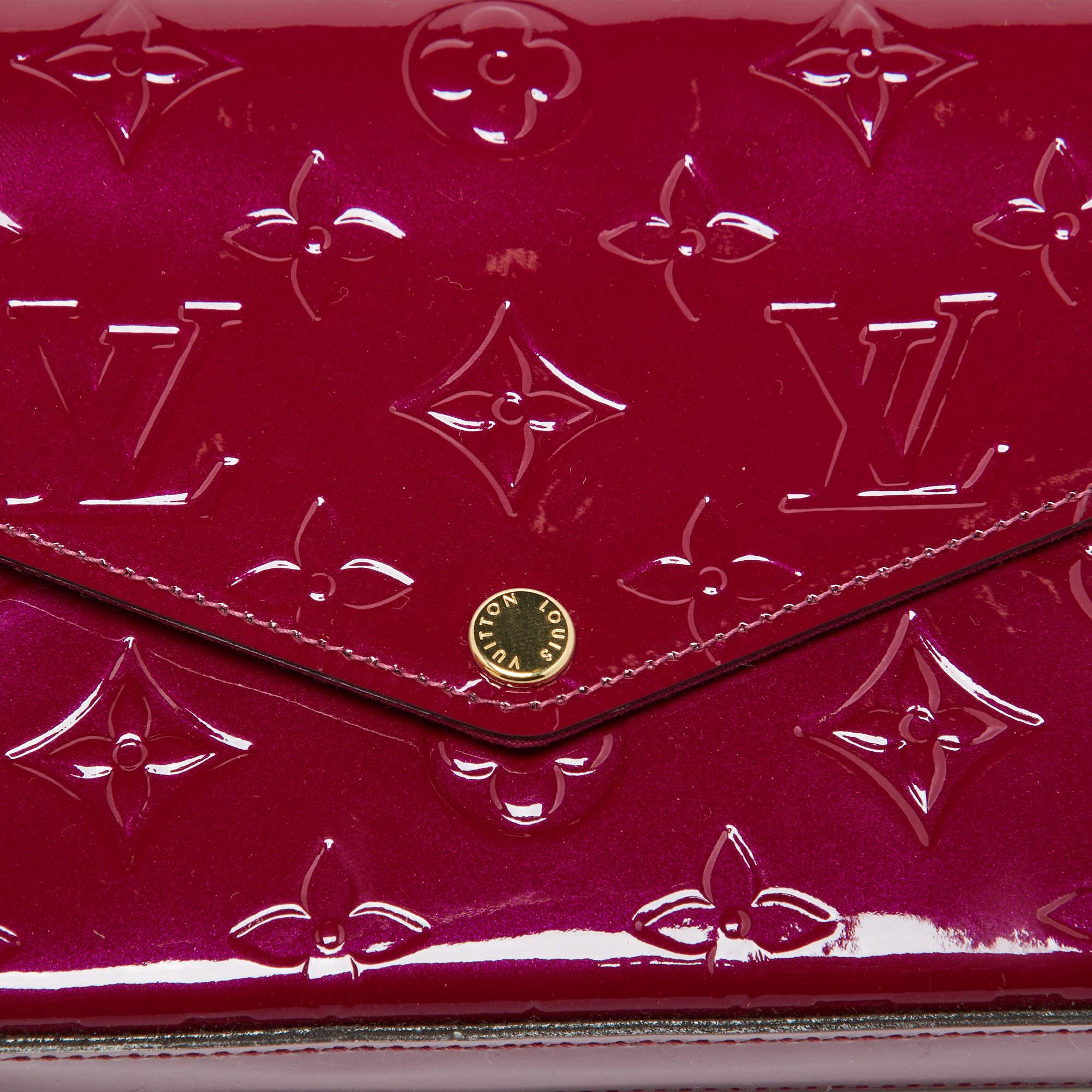 Women's Louis Vuitton Indian Rose Monogram Vernis Pochette Felicie Bag