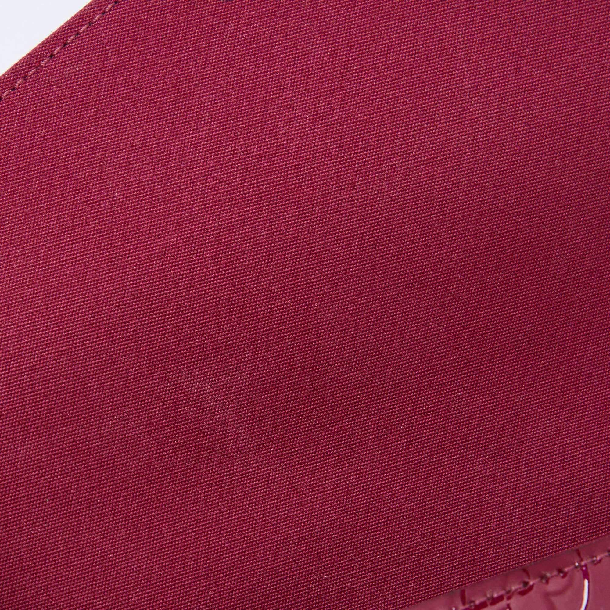 Louis Vuitton Indian Rose Monogram Vernis Pochette Felicie Bag 1