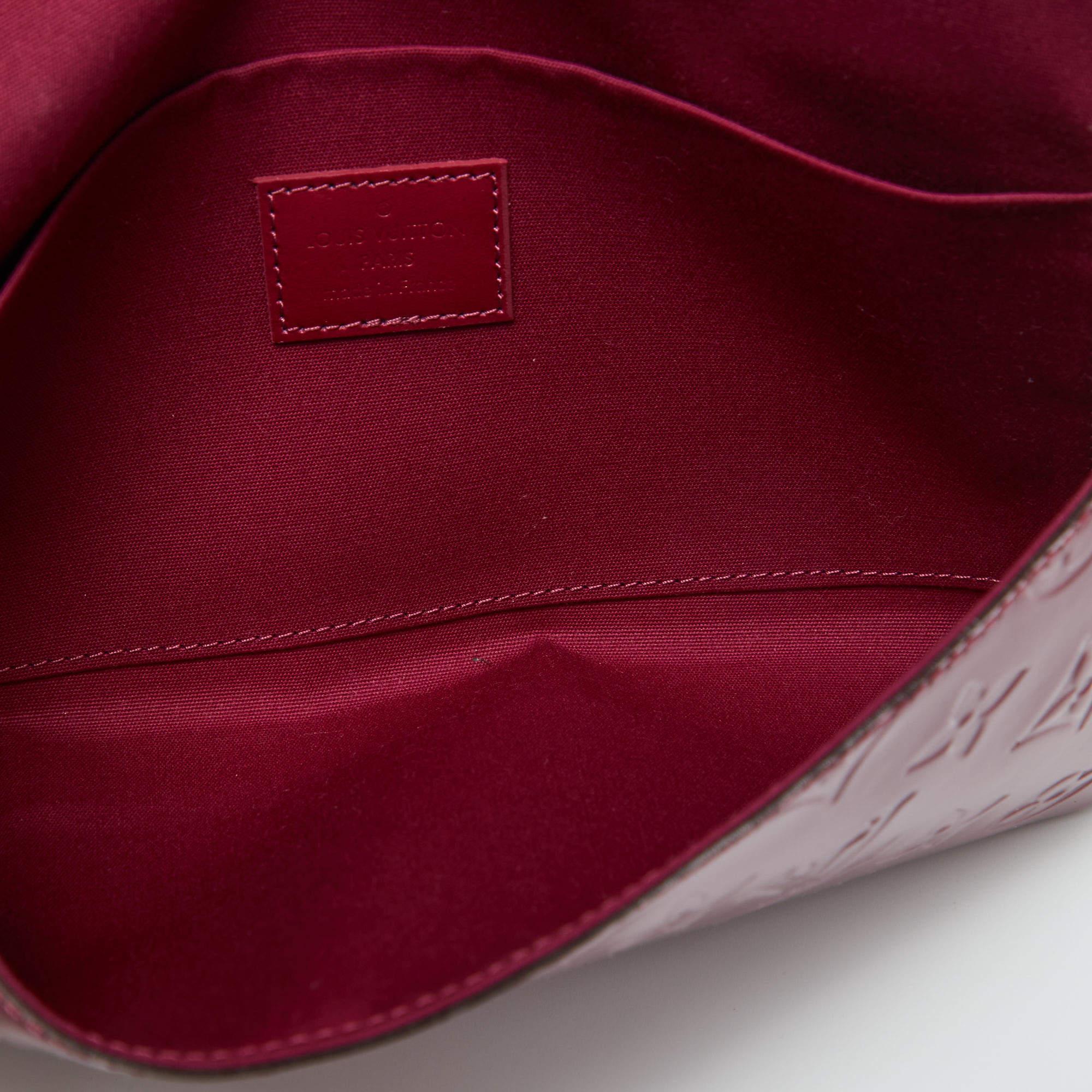 Louis Vuitton Indian Rose Monogram Vernis Pochette Felicie Bag 3