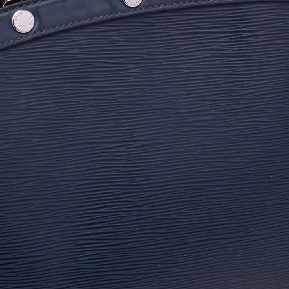 Louis Vuitton Indigoblaue Epi Leder Brea MM Tasche 3