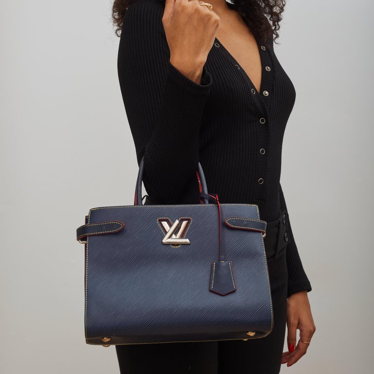 Louis Vuitton Black Epi Leather Twist Tote Bag Louis Vuitton