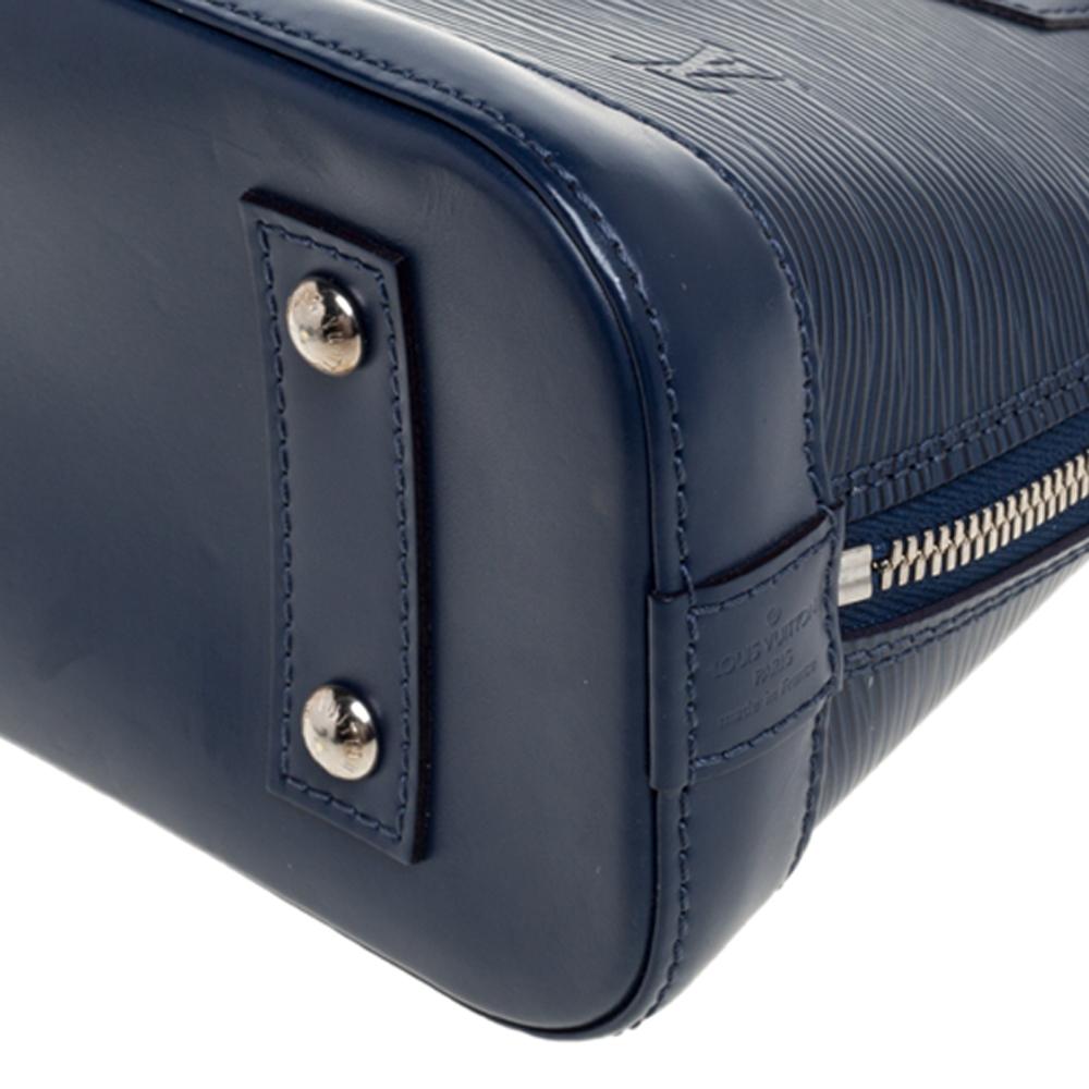 Louis Vuitton Indigo Epi Leder Alma BB Tasche 5