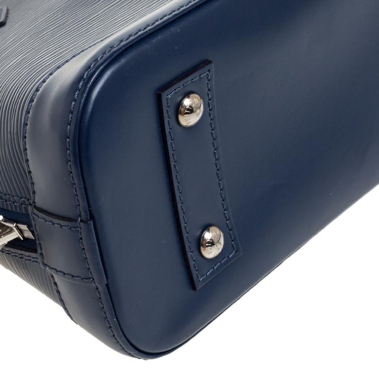 Louis Vuitton Indigo Epi Leather Alma BB Bag at 1stDibs