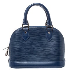 Louis Vuitton Indigo Epi Leather Alma BB Bag