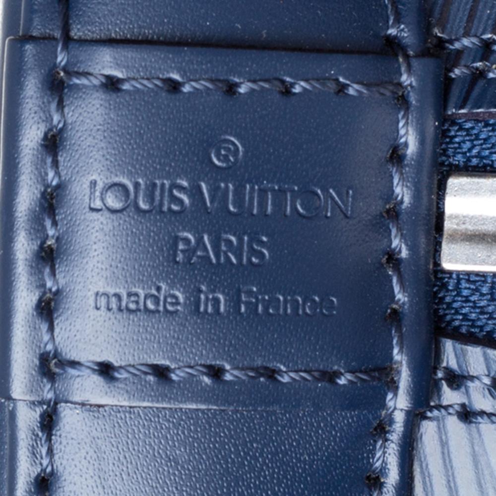 Louis Vuitton Indigo Epi Leder Alma BB Tasche 2