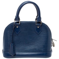 Louis Vuitton Indigo Epi Leather Alma BB Bag