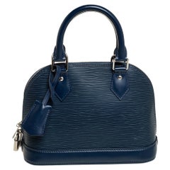 Louis Vuitton Indigo Epi Leather Alma BB Bag