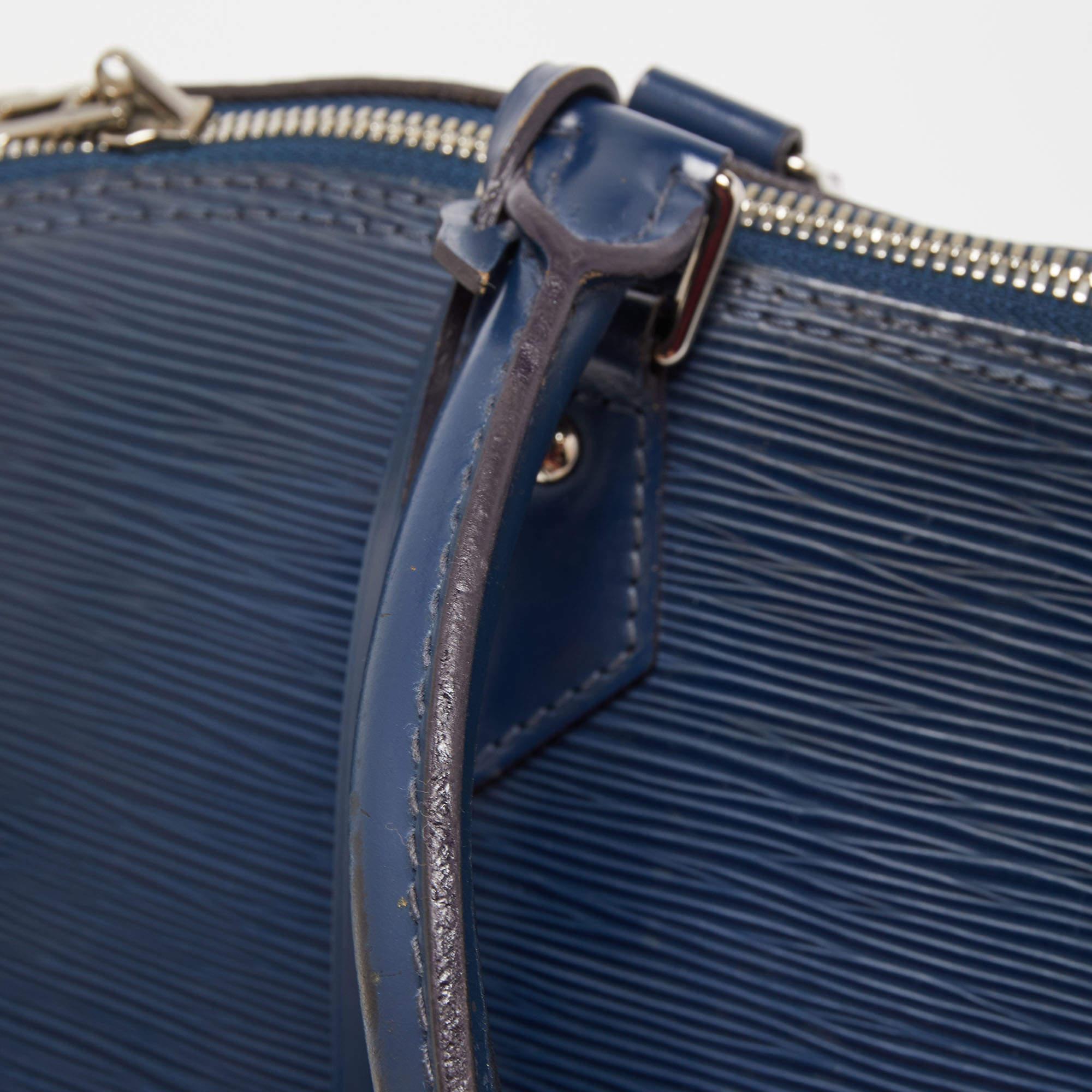 Louis Vuitton Indigo Epi Leather Alma GM Bag 12