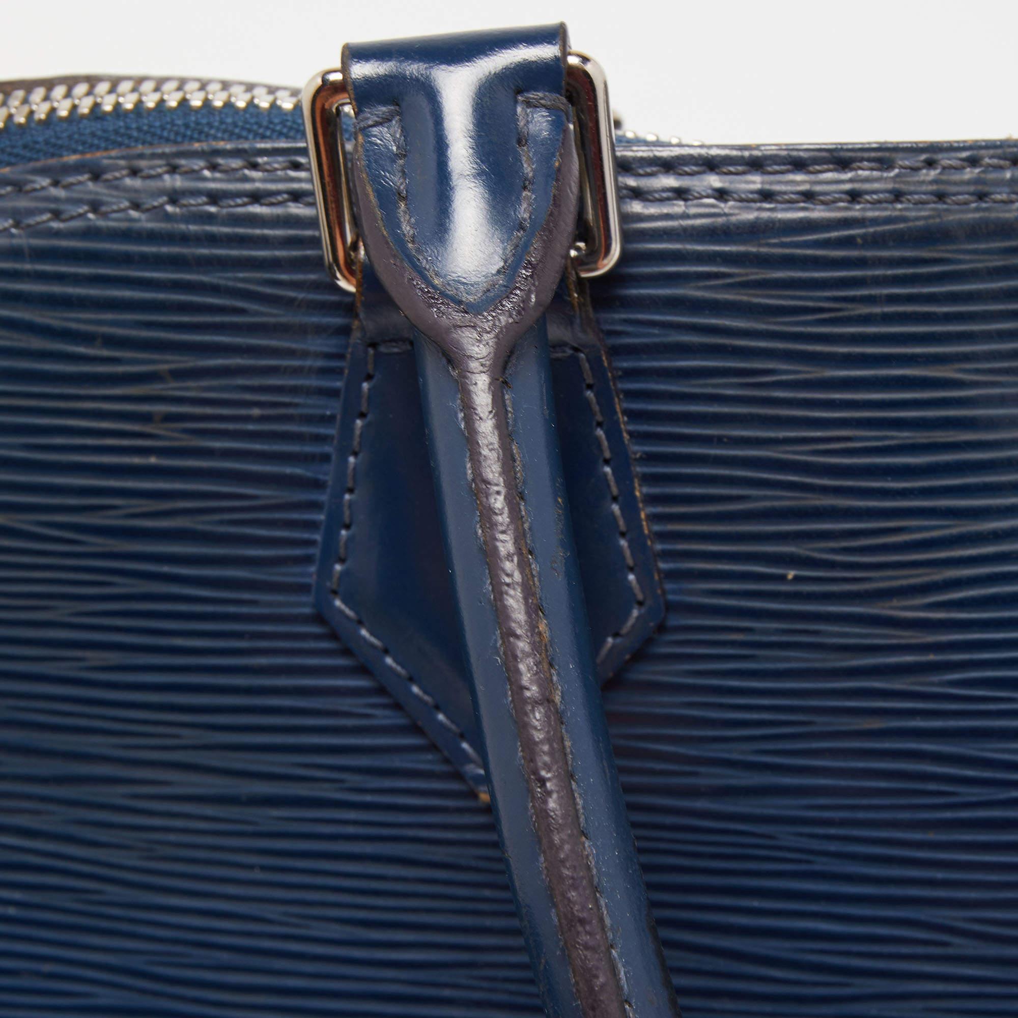 Louis Vuitton Indigo Epi Leather Alma GM Bag 13