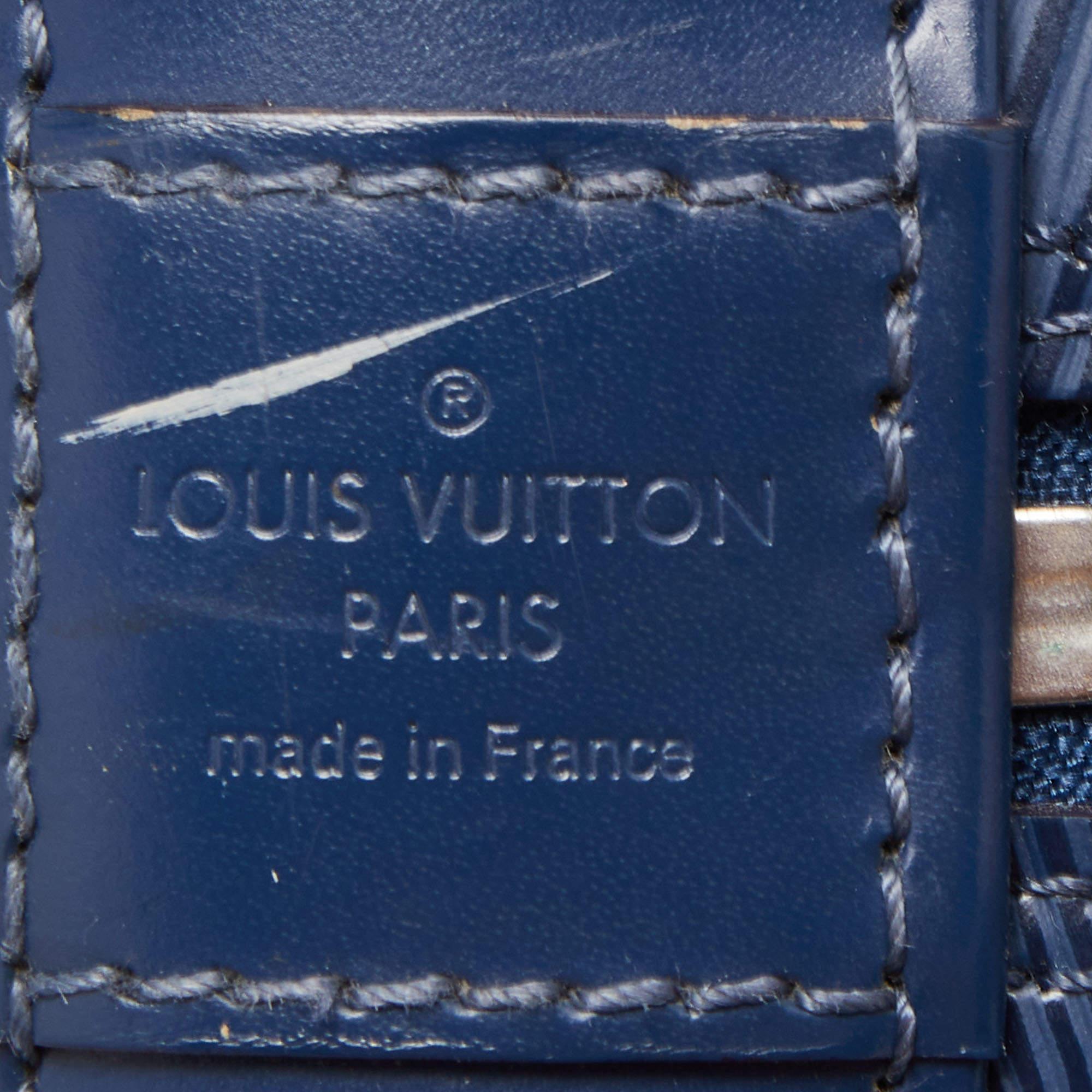 Louis Vuitton Indigo Epi Leather Alma GM Bag 1