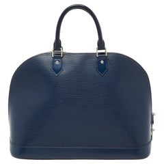 Louis Vuitton Indigo Epi Leather Alma GM Bag