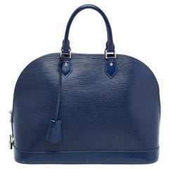 Louis Vuitton Indigo Epi Leather Alma GM Bag
