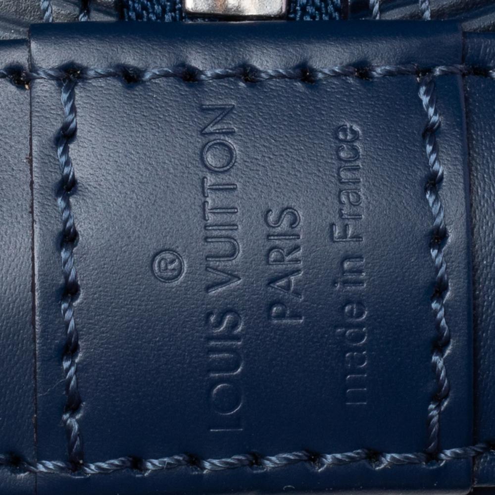 Women's Louis Vuitton Indigo Epi Leather Alma PM Bag
