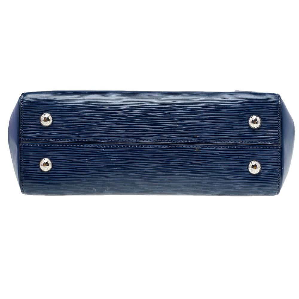 Louis Vuitton Indigo Epi Leather Cluny MM Bag 2