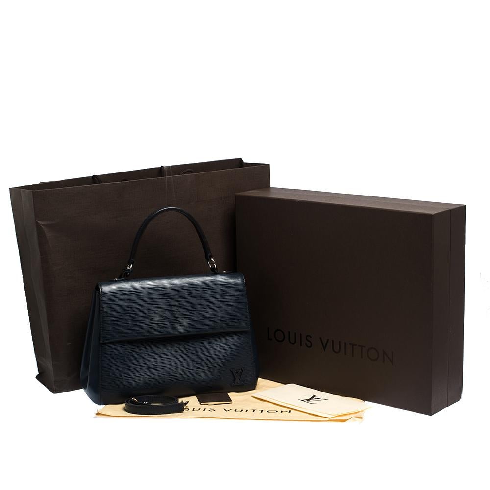 Louis Vuitton Indigo Epi Leather Cluny MM Bag 6