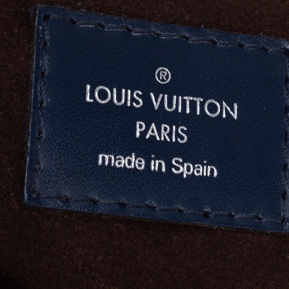 Louis Vuitton Indigo Epi Leather Cluny MM Bag 1