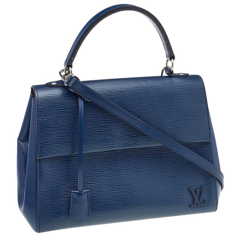 Louis Vuitton Indigo EPI Leather Cluny mm Bag