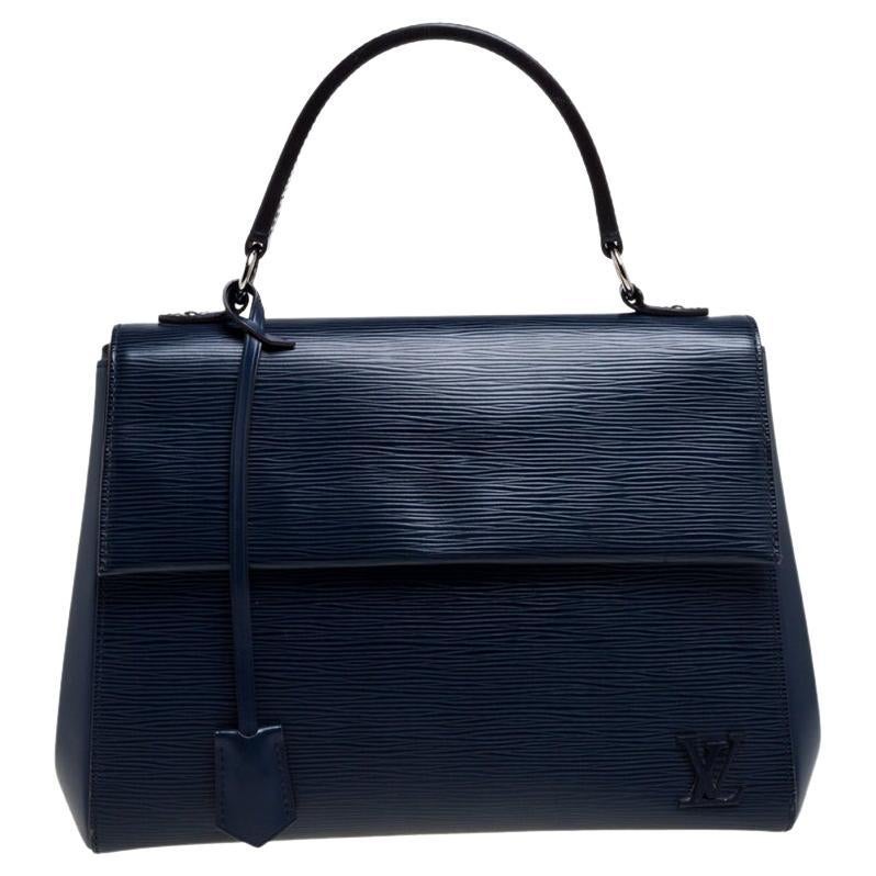 Louis Vuitton Indigo Epi Leather Cluny MM Bag