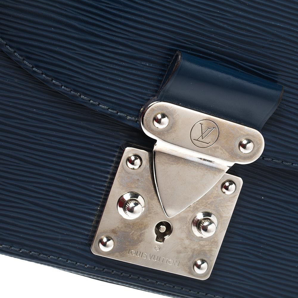 Louis Vuitton Indigo Epi Leather Eden PM Bag 4