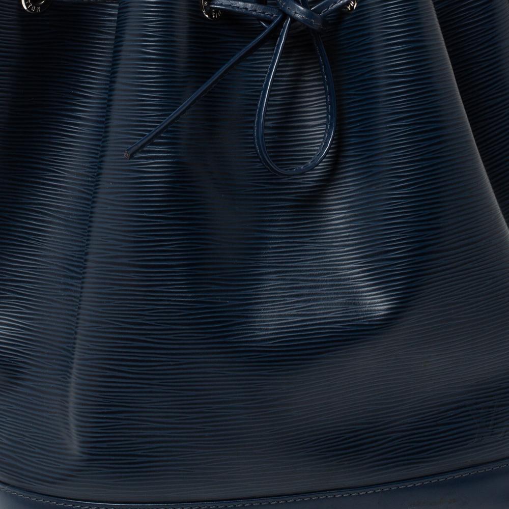 Louis Vuitton Indigo Epi Leather Petit Noe Bag 5