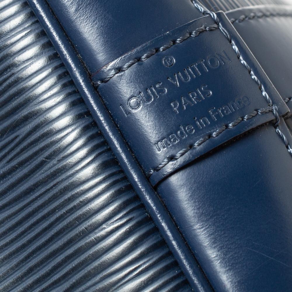 Louis Vuitton Indigo Epi Leather Petit Noe Bag 2