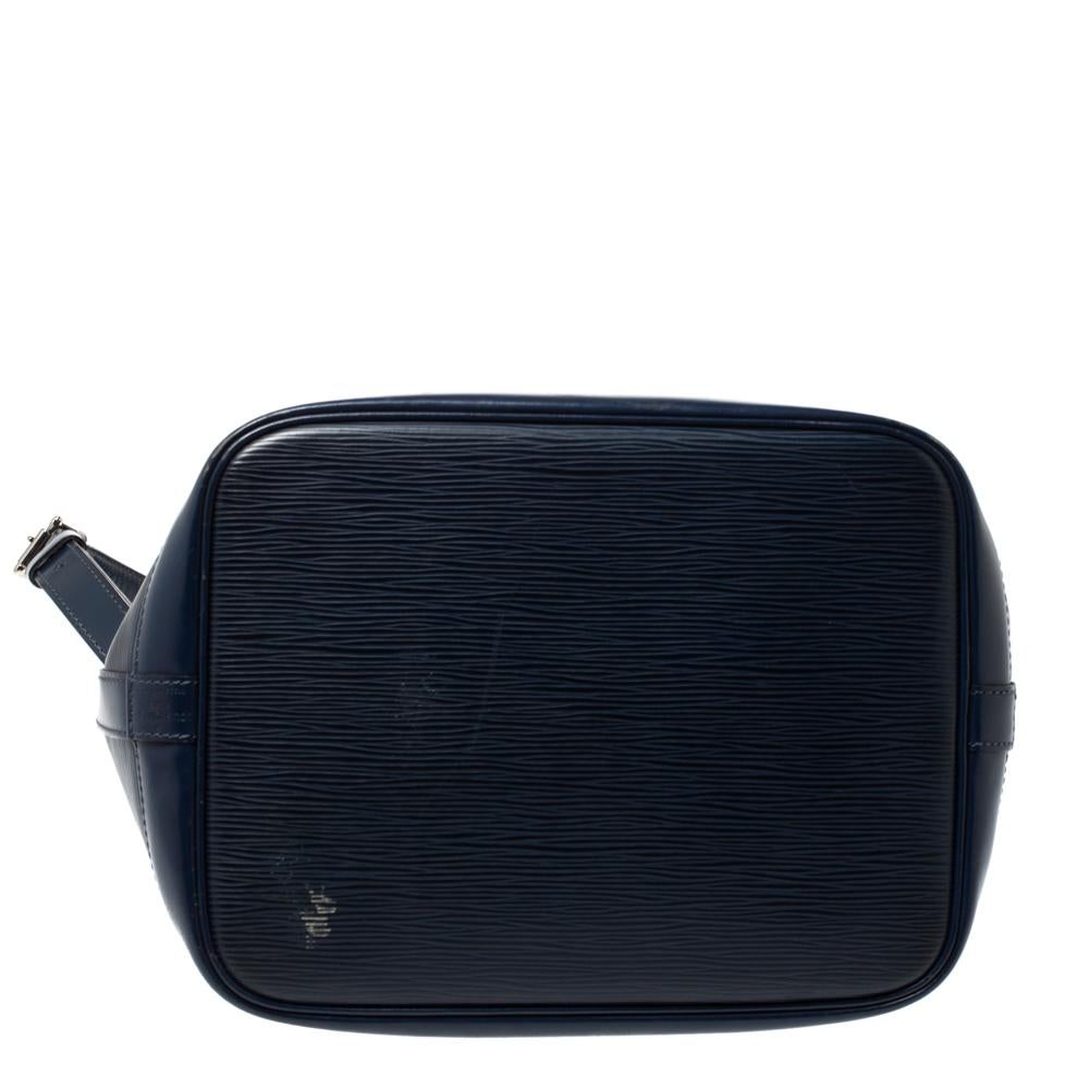 Louis Vuitton Indigo Epi Leather Petit Noe Bag 3
