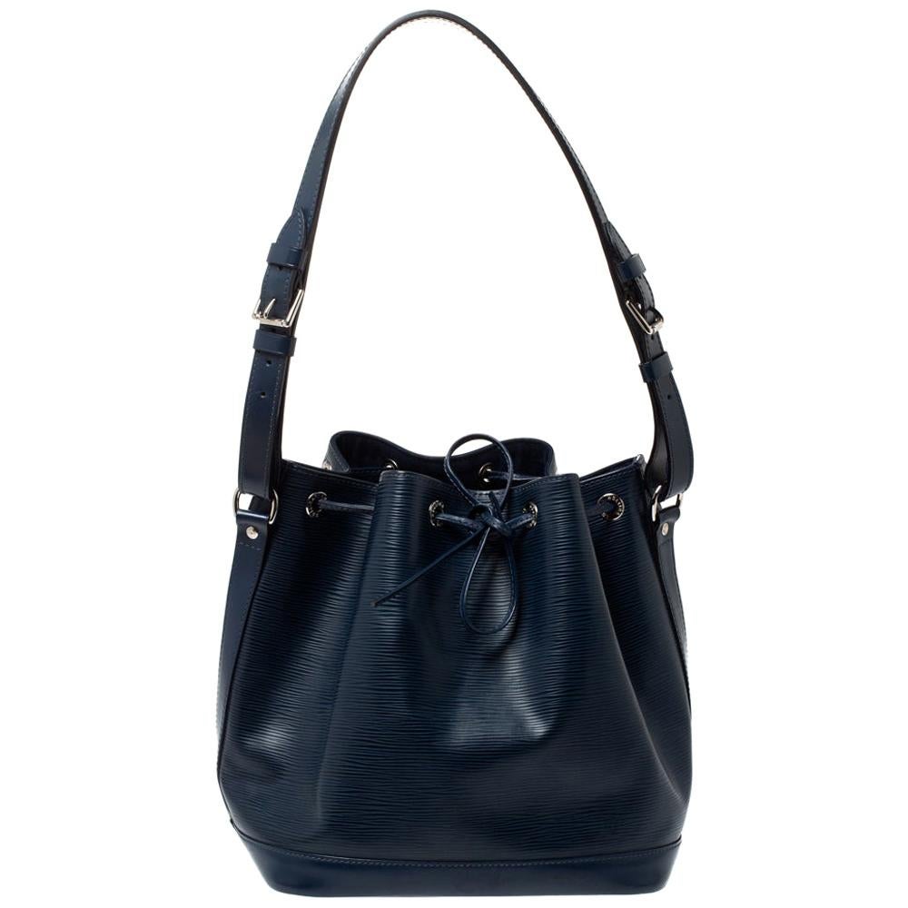 Louis Vuitton Indigo Epi Leather Petit Noe Bag