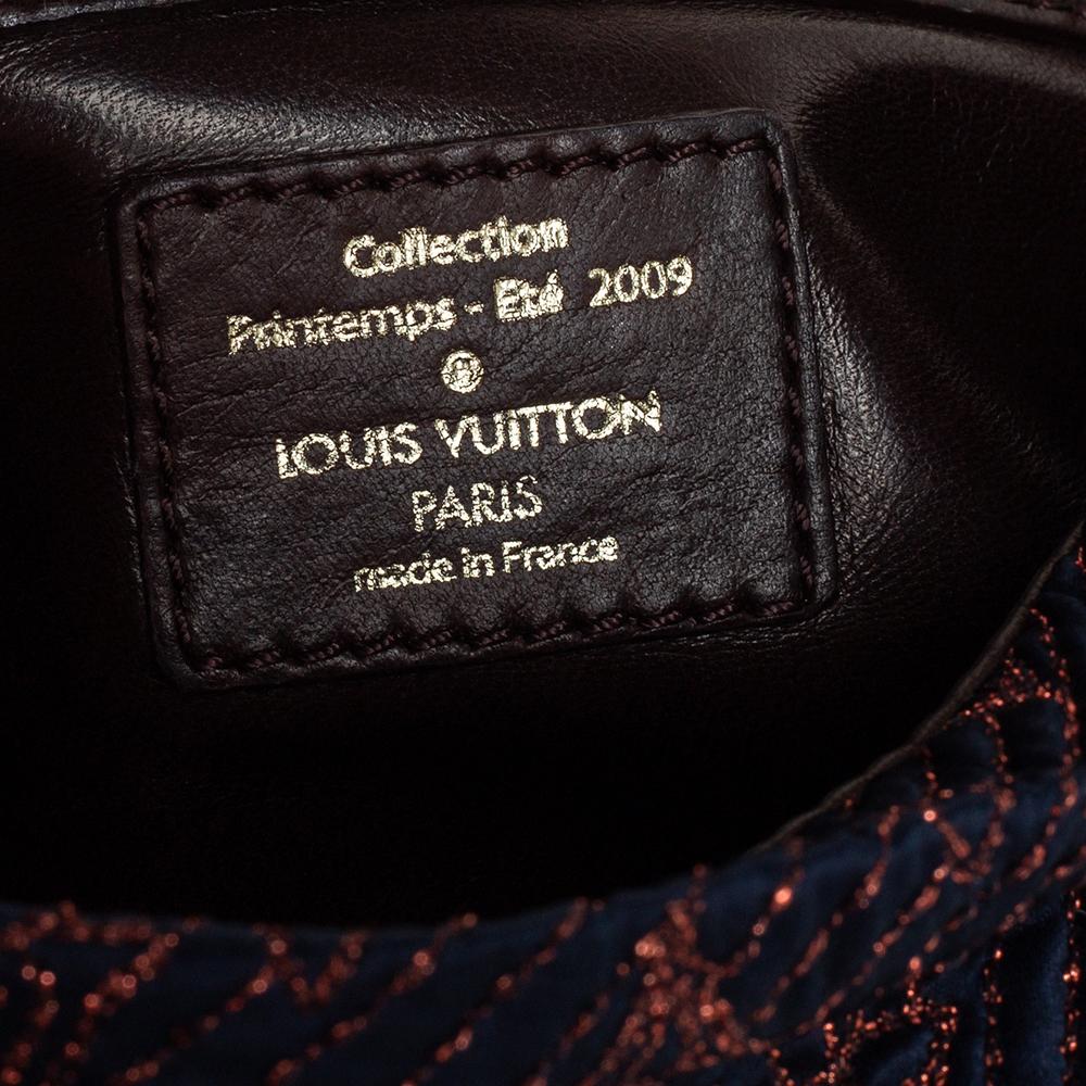 Louis Vuitton Indigo Monogram Metisse African Queen Clutch 1