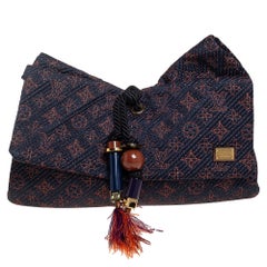 Louis Vuitton Indigo Monogram Metisse African Queen Clutch