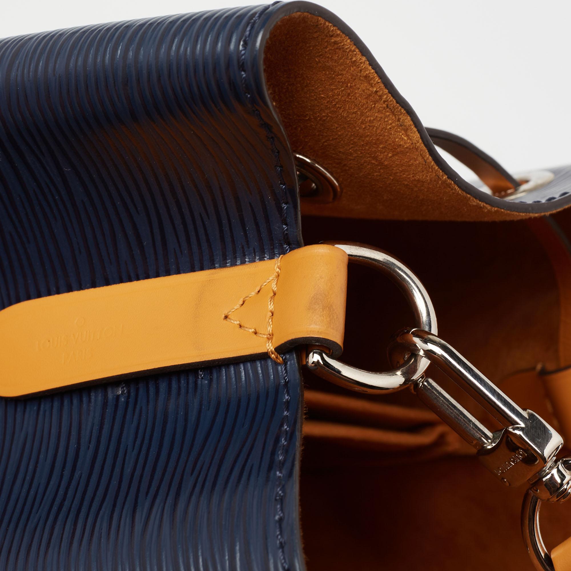 Louis Vuitton Indigo/Safran Epi Leather NeoNoe BB Bag 4