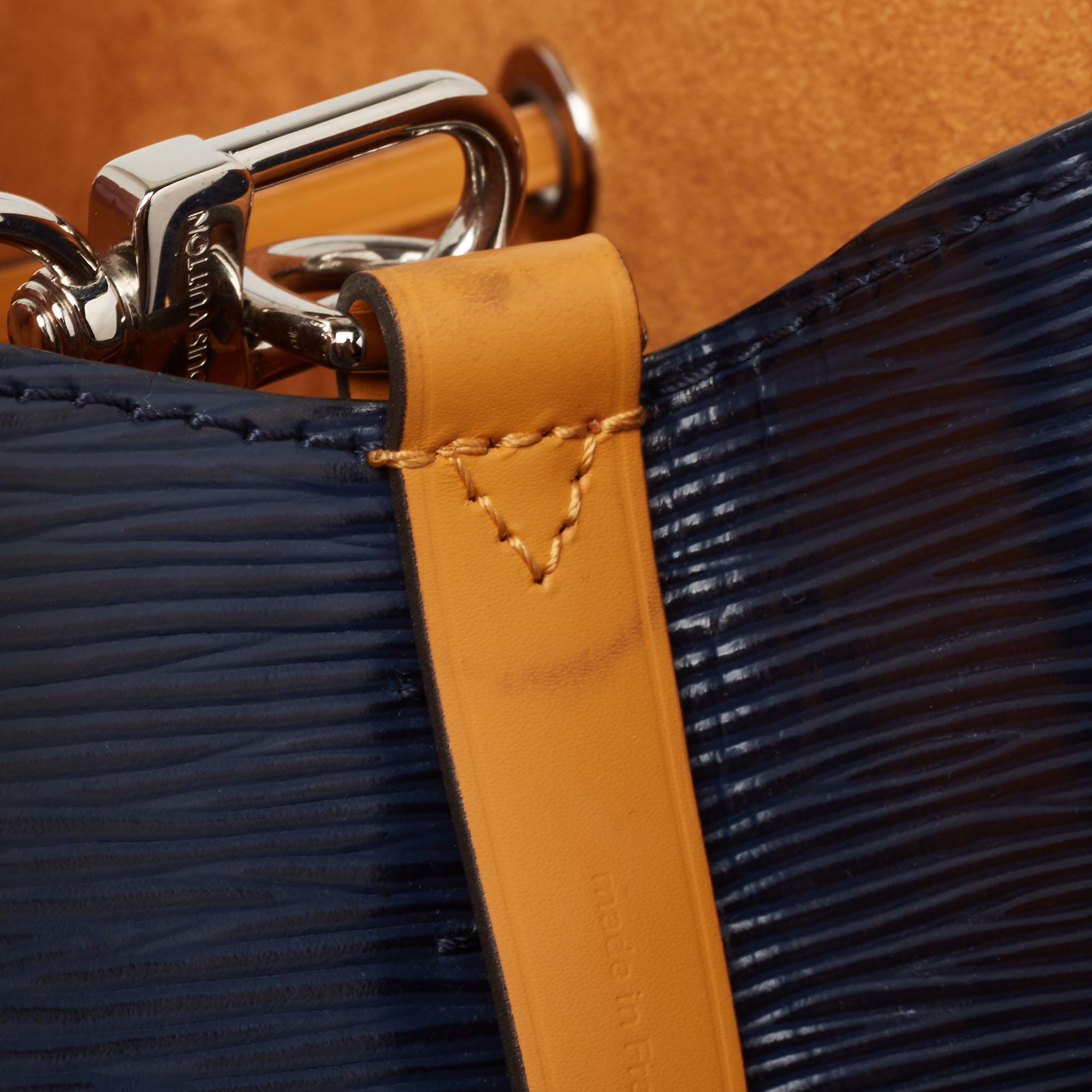Louis Vuitton Indigo/Safran Epi Leather NeoNoe BB Bag 5