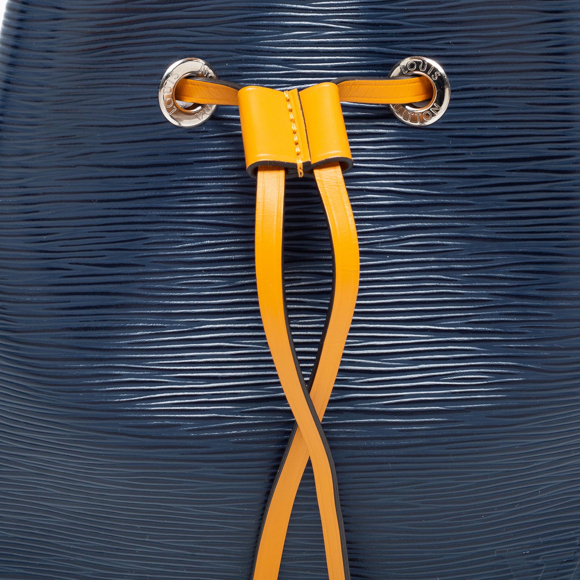Louis Vuitton Indigo/Safran Epi Leather NeoNoe BB Bag 4