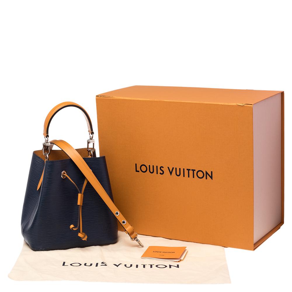 Louis Vuitton Indigo/Safran Epi Leather NéoNoé BB Bag 5
