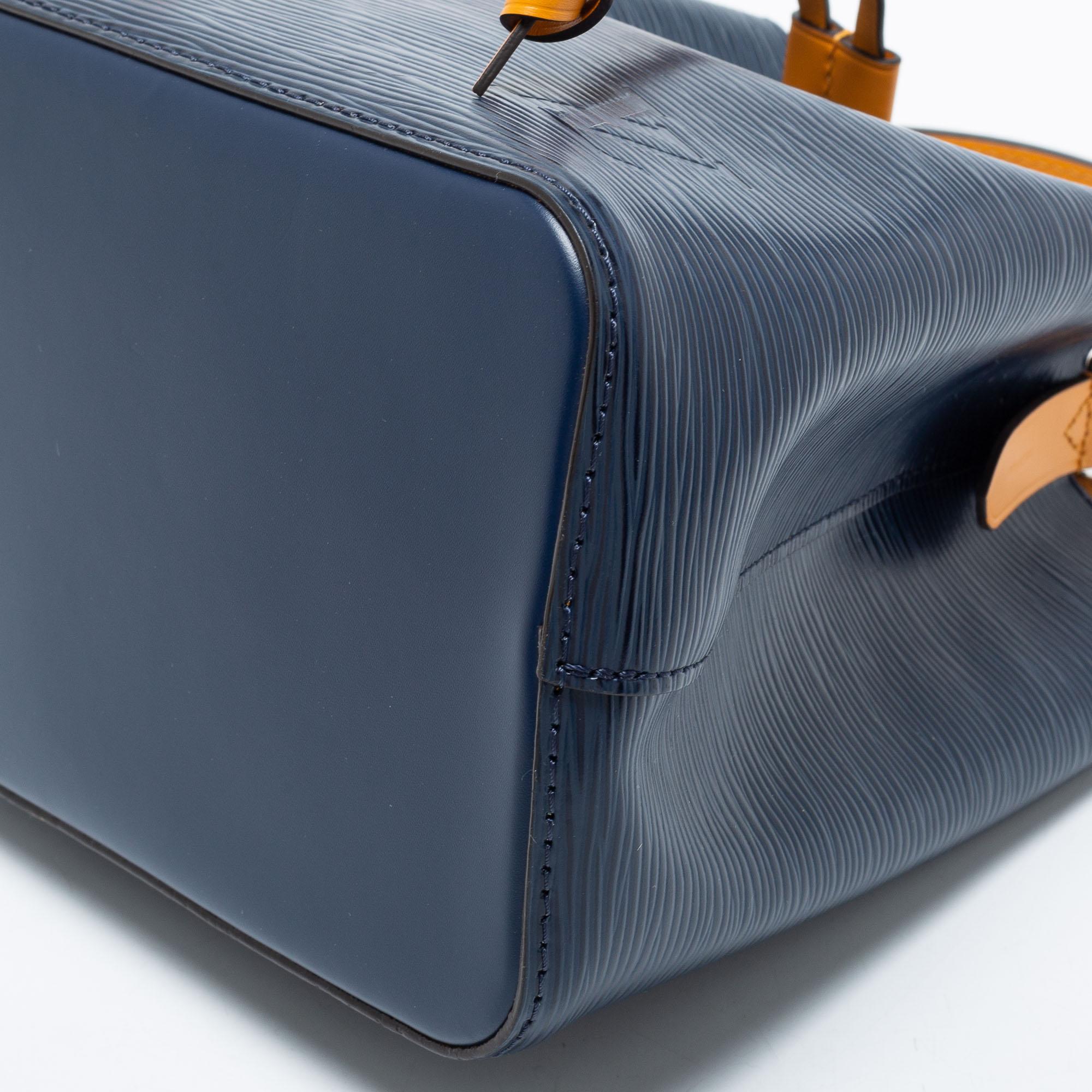 Louis Vuitton Indigo/Safran Epi Leather NeoNoe BB Bag 5