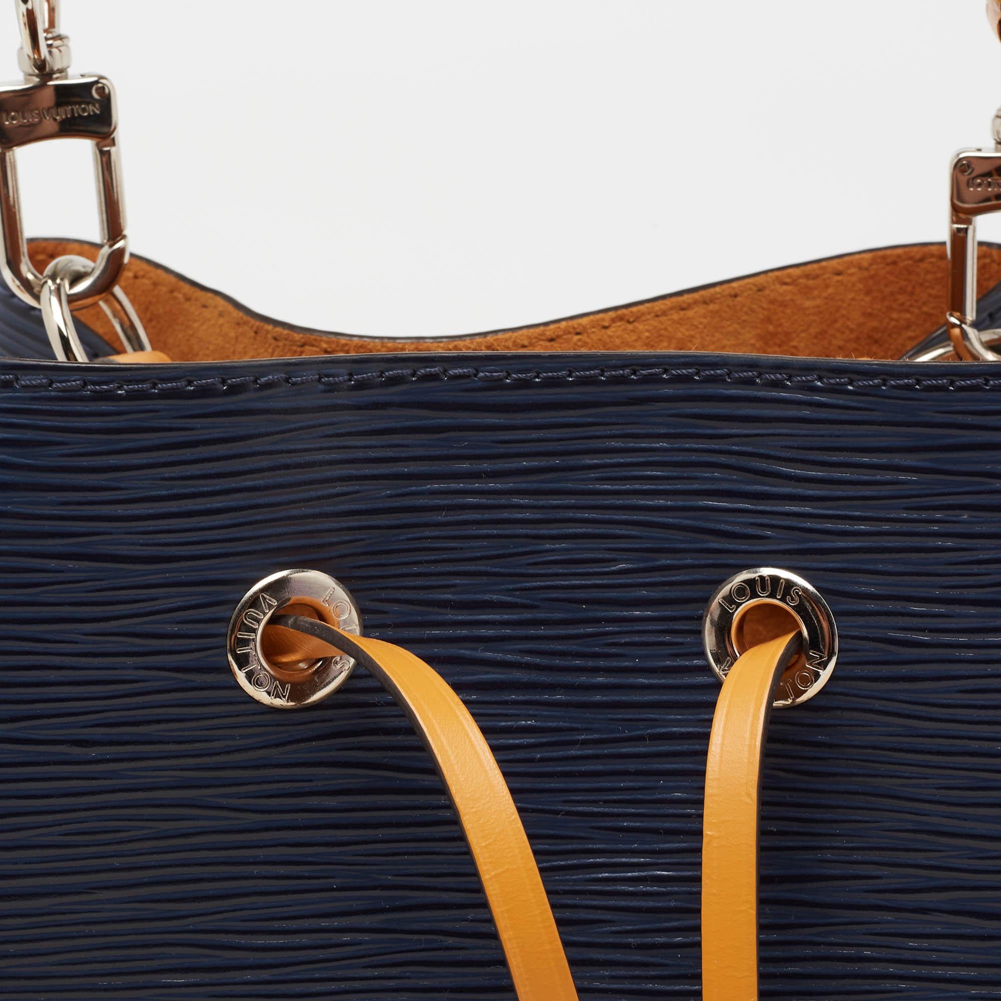 Louis Vuitton Indigo/Safran Epi Leather NeoNoe BB Bag 8