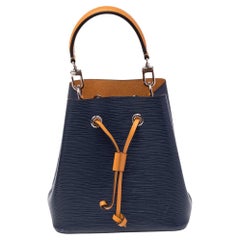 Louis Vuitton Indigo/Safran Epi Leder NéoNoé BB Tasche