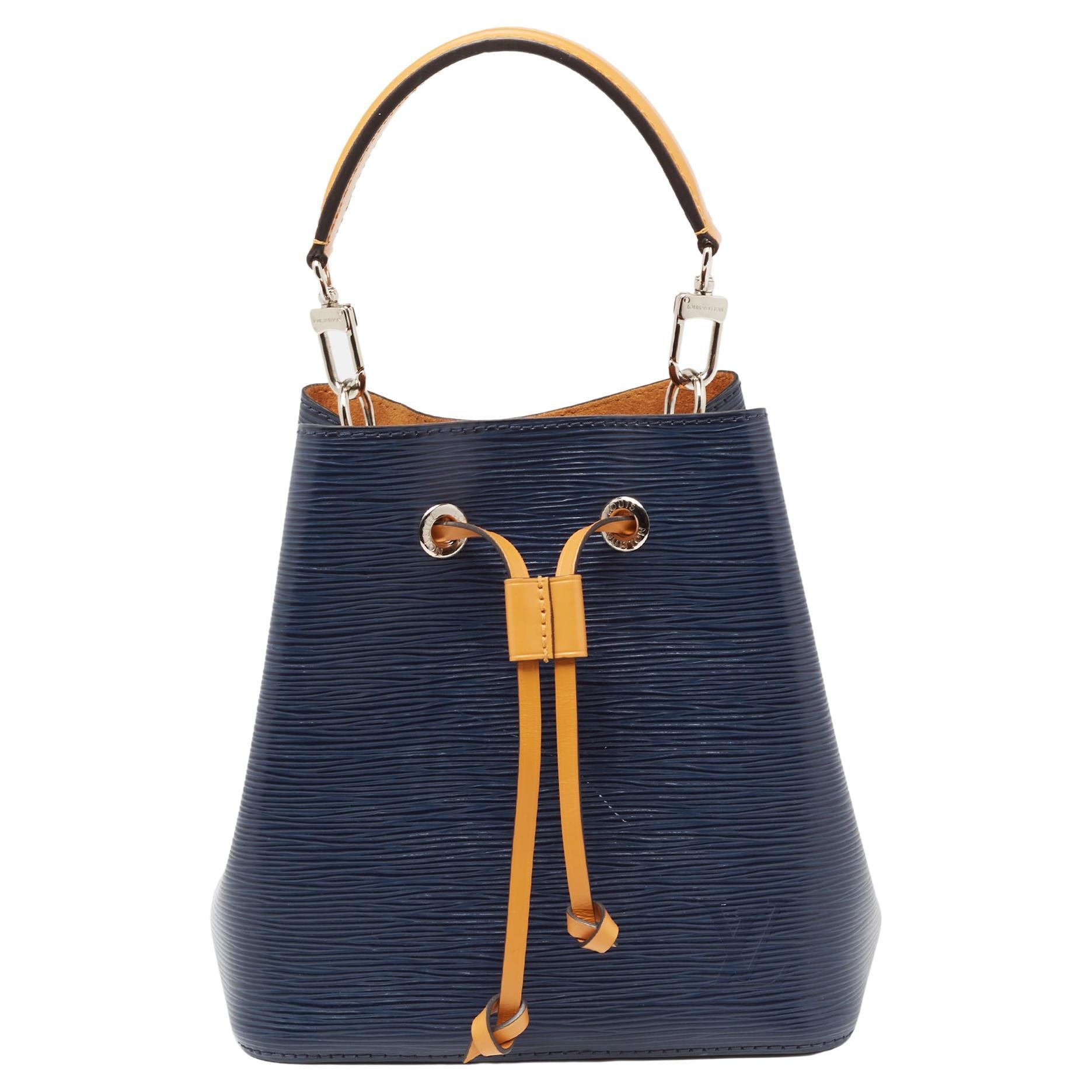 Louis Vuitton Epi Neonoe MM - Blue Bucket Bags, Handbags