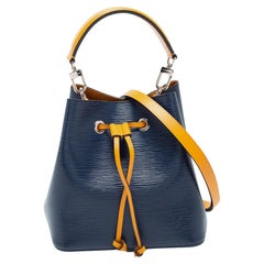 Louis Vuitton Indigo/Safran Epi Leder-Tasche NeoNoe BB