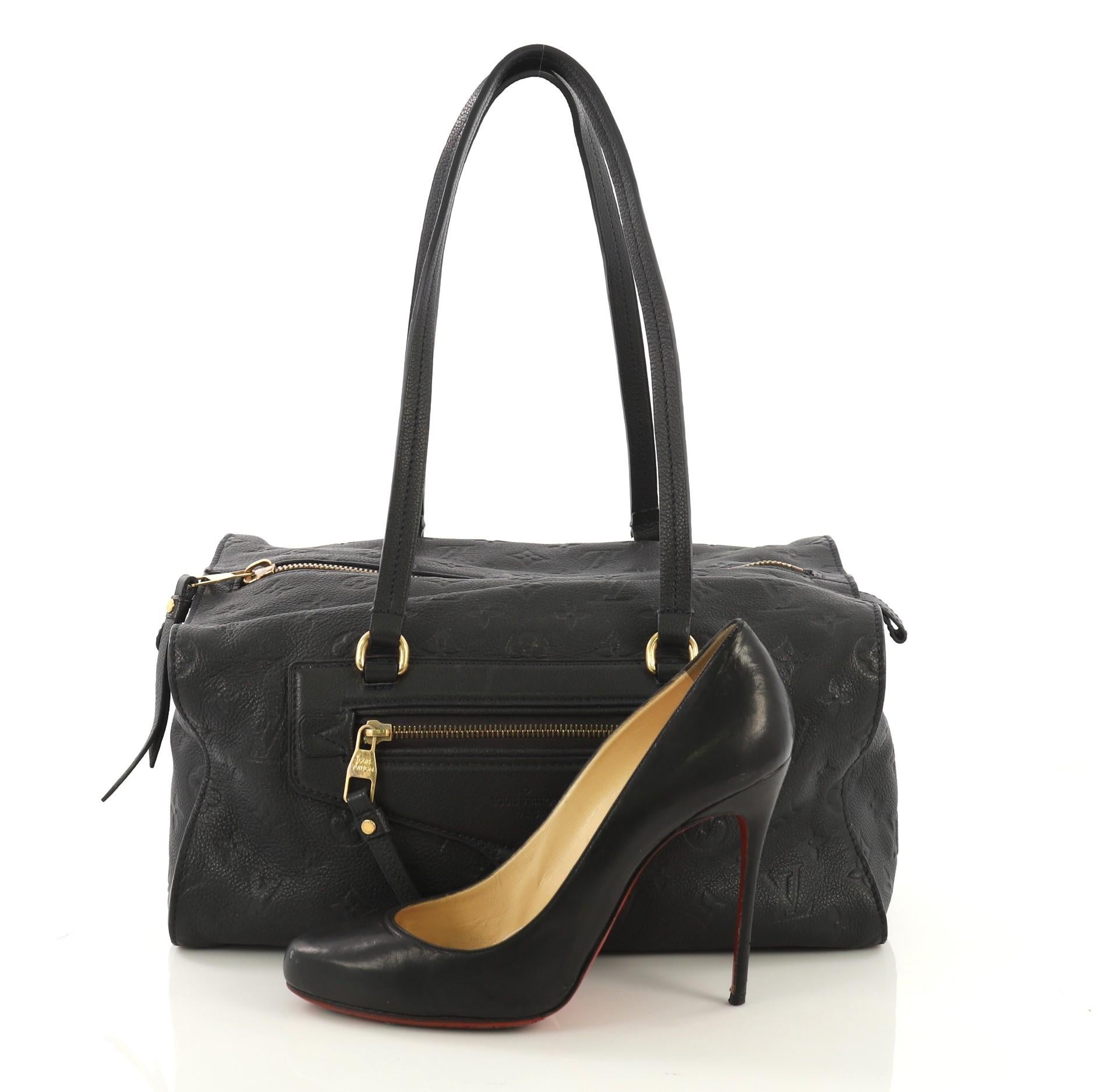 Louis Vuitton Inspiree Handbag Monogram Empreinte Leather In Good Condition In NY, NY