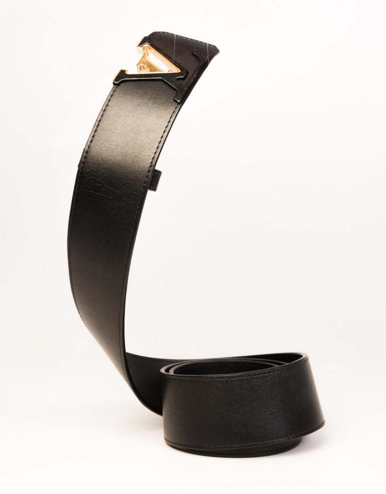 Louis Vuitton Denim 35mm LV New Wave Belt 85 34 - LVLENKA Luxury
